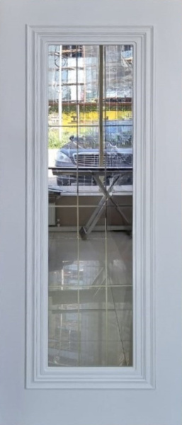 "Зара-1" ДО тон белый (сатинат зеркальная гравировка рис.1)